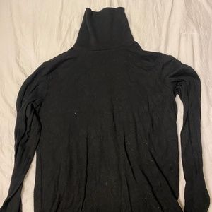 black turtle neck sweater